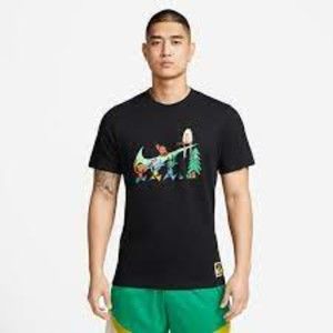 Nike Dry-Fit Hocks Swoosh Tee Men's Sports Daily Wear T-shirt [FD0068-010]